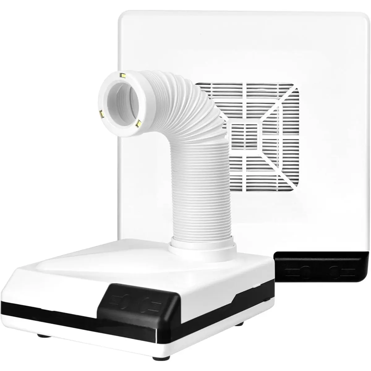 [Y39A]Desktop Polishing Dust Collector, Dust Suction Extractor , LED Light and Reusable Fi for Strong Dust Absorption US Plug