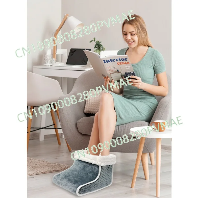 Adjustable Temperature Electric Heating Boots – Plug‑in Foot Warmers with Hot Compress Function