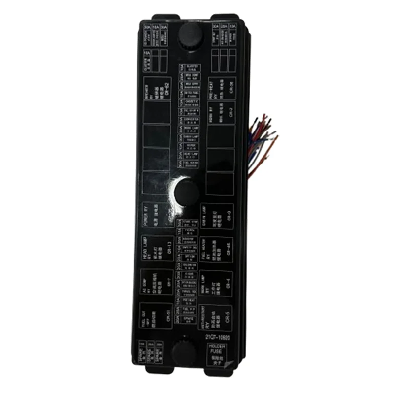 

For Hyundai R140 HX220 Excavator Fuse Box W/Cowl Cover Replacement 21Q7-10920, 21Q7-10910 Engine Accessories