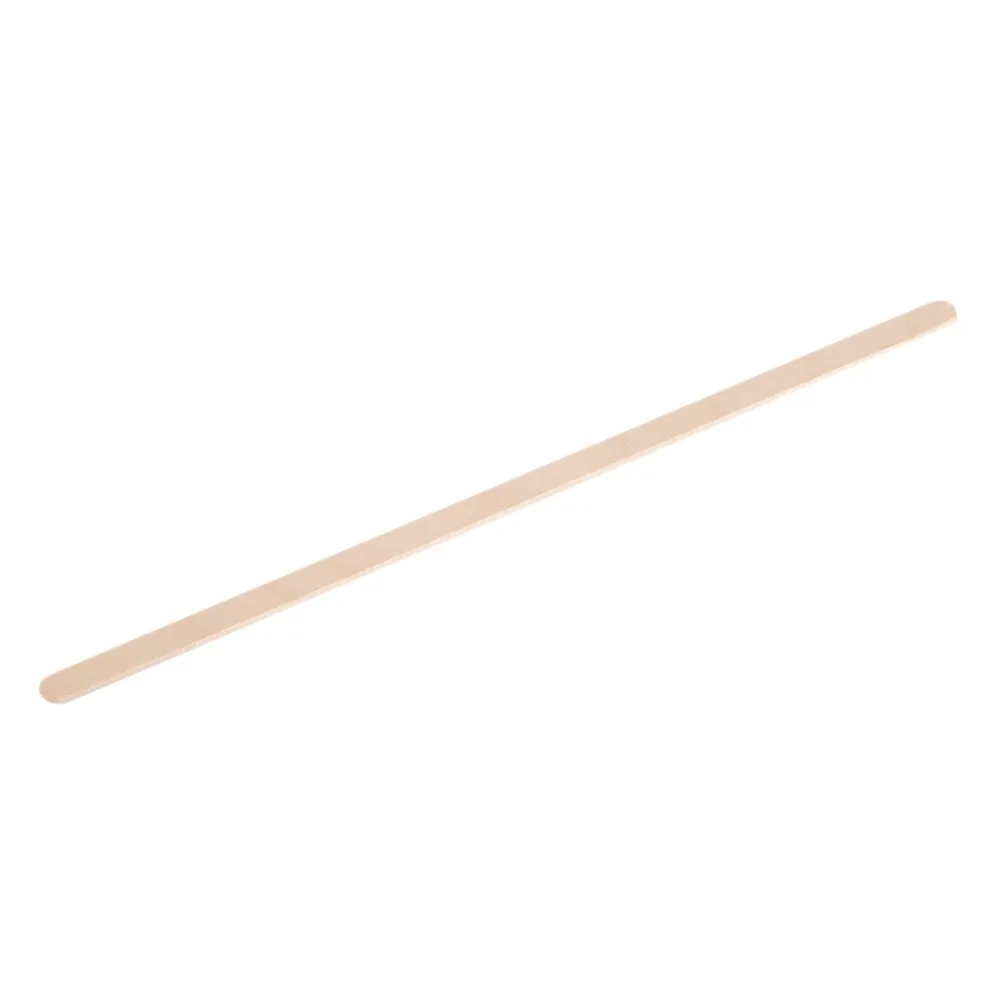 500PCS Set 7 Inch Length Wooden Coffee Stir Sticks Individually Paper Wrapped Disposable Disposable Stir Sticks Wood Material