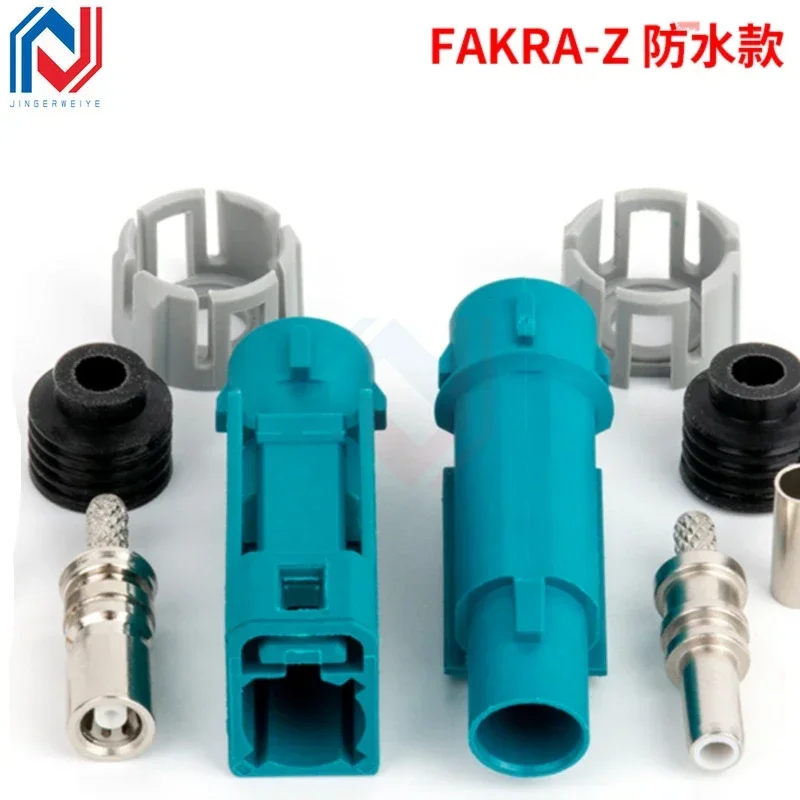 1PCS/lot Universal Fakra Type Z -J/K-1.5/2.0 Waterproof Male/Female Car Camera Connector RG174 RG316 Line Automotive Connector