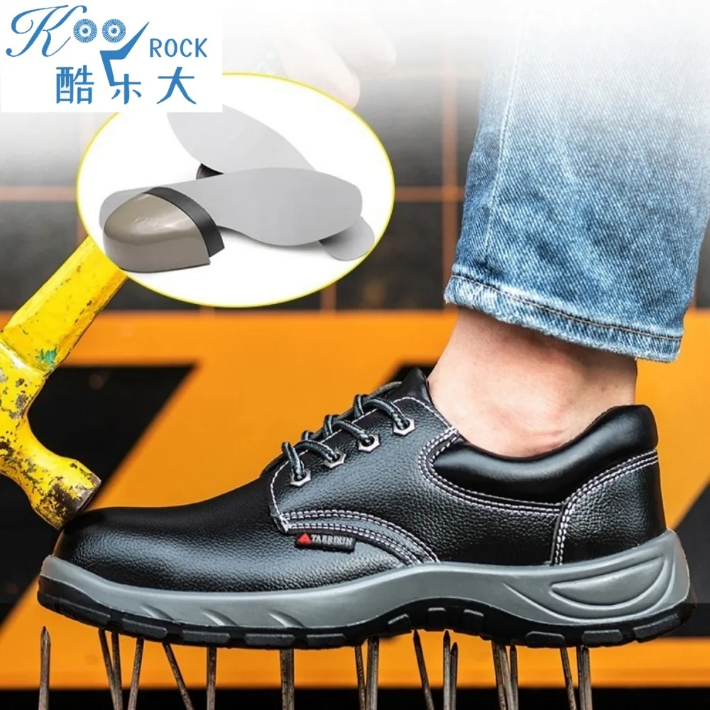 Scarpe antinfortunistiche da uomo resistenti con punta in acciaio: anti-sfondamento, anti-perforazione, isolate, antiscivolo per scarpe di protezione del lavoro