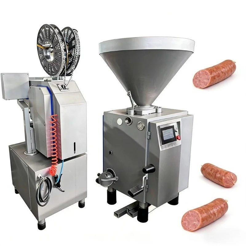 Hot Dog Enema Machine Salami Enema Machine 304 Stainless Steel Large Capacity Meat Commercial Vacuum Sausage Filling Machine