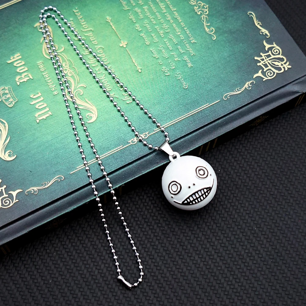 NieR Automata Necklace for Women Men Metal Necklaces Game Jewelry Pendant Chains Choker Collares Charm