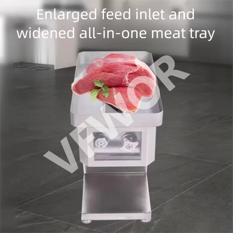 Meat Cutting Machine for Butcher Commercial Electric Slicer Automatic Fresh Meat Cutter Machine for Business Small