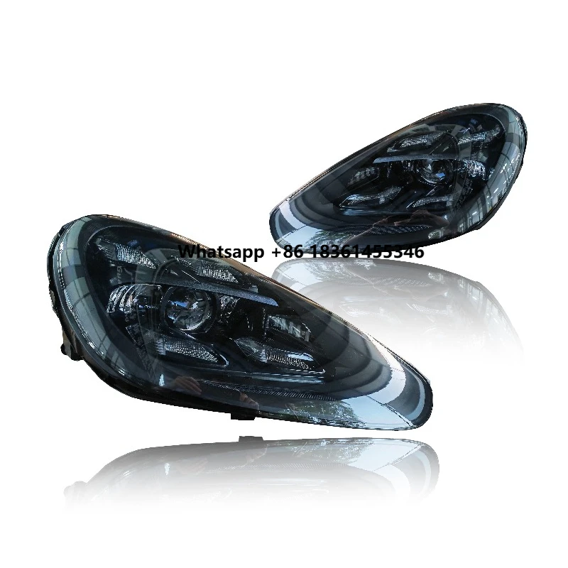 

For 958.2 2015-2018 LED Car Lamps Daytime Running Lights Dynamic Turn Signals Car Headlights