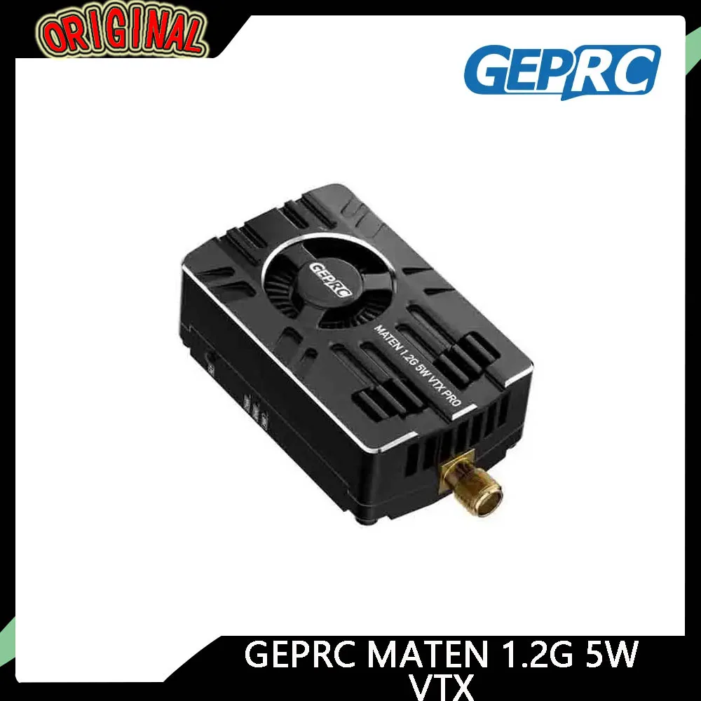 

GEPRC MATEN 1.2G 5W (5000mW) VTX Pro FPV-передатчик, протокол IRC Tramp — для квадрокоптера дальнего действия и дрона для фристайла DIY