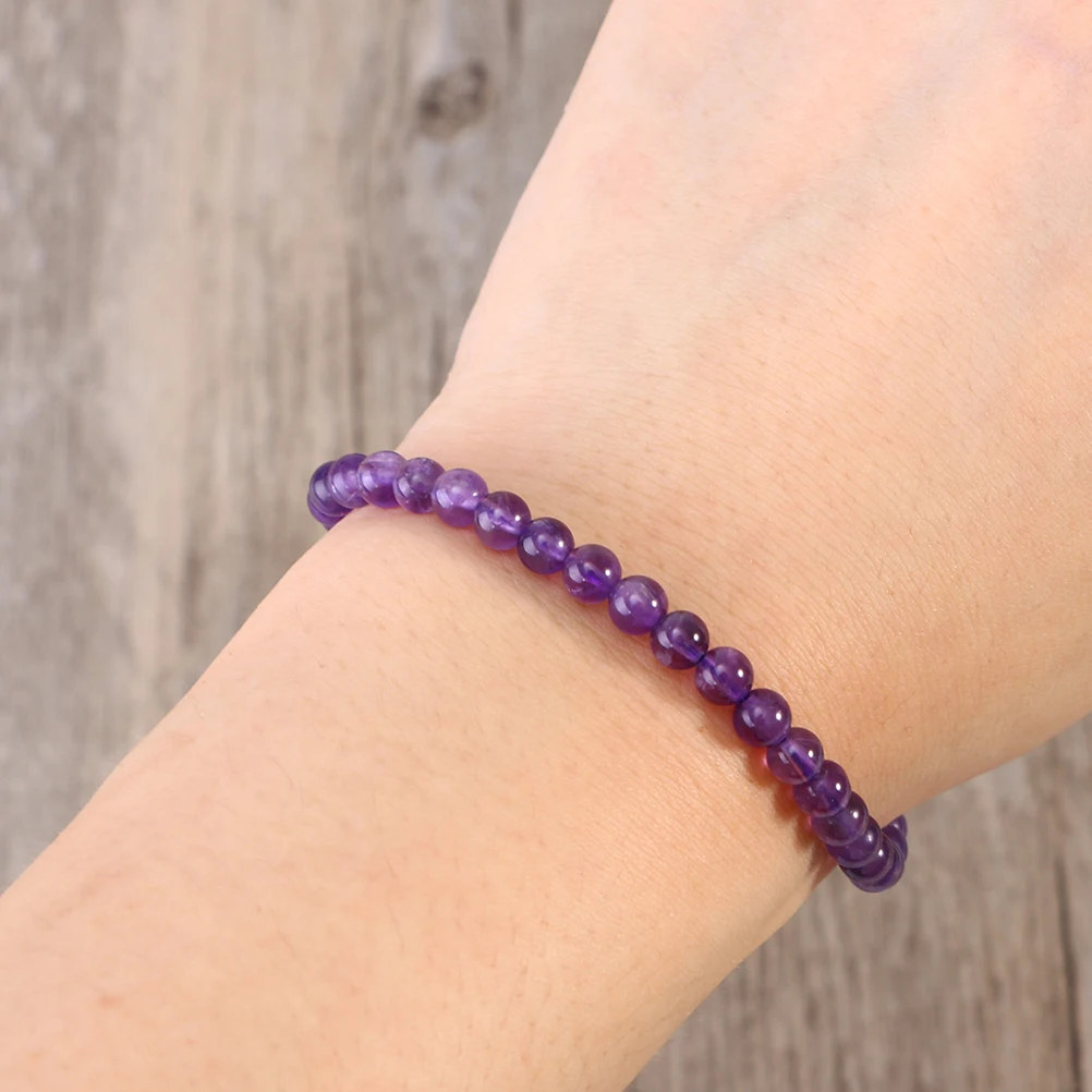 

2pcs Amethyst Loose Beads Purple Natural Gemstone DIY Jewelry Making Dream Crystals Smooth Polished Beading Crafts Wedding