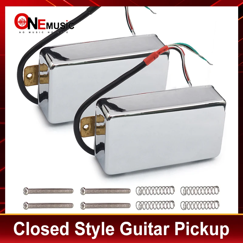 Closed Styple Electric Guitar Humbucker Pickup for LP Guitar Chrome