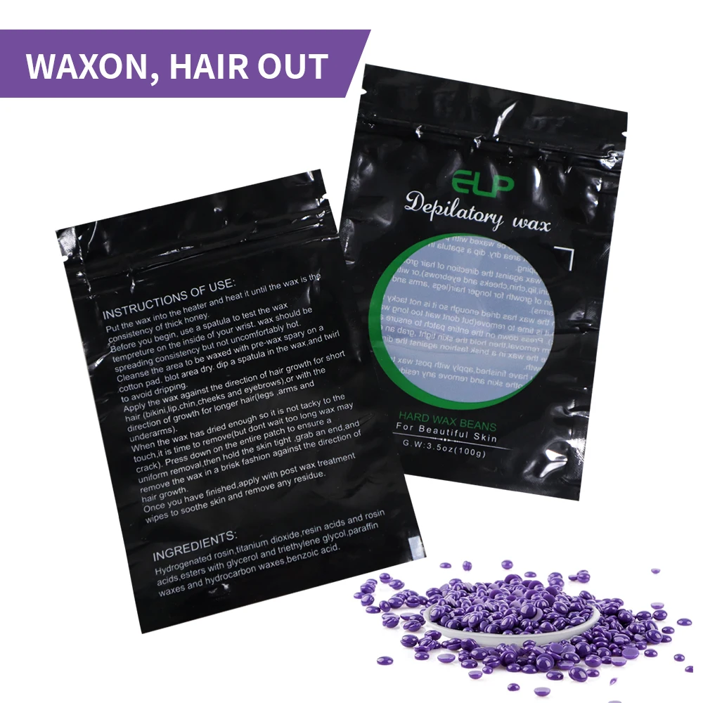 50 قطعة كيس التعبئة والتغليف الشمع القابل للتصرف مع شريط الختم آلة العلاج بالشمع إزالة الشعر علاج التجميل (لا تشمل الشمع)