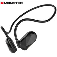 Monster MH22134 Bone Conduction Headphone Wireless Bluetooth HiFi Music Earphone Waterproof Sport Headset Ear Hooks with Mic