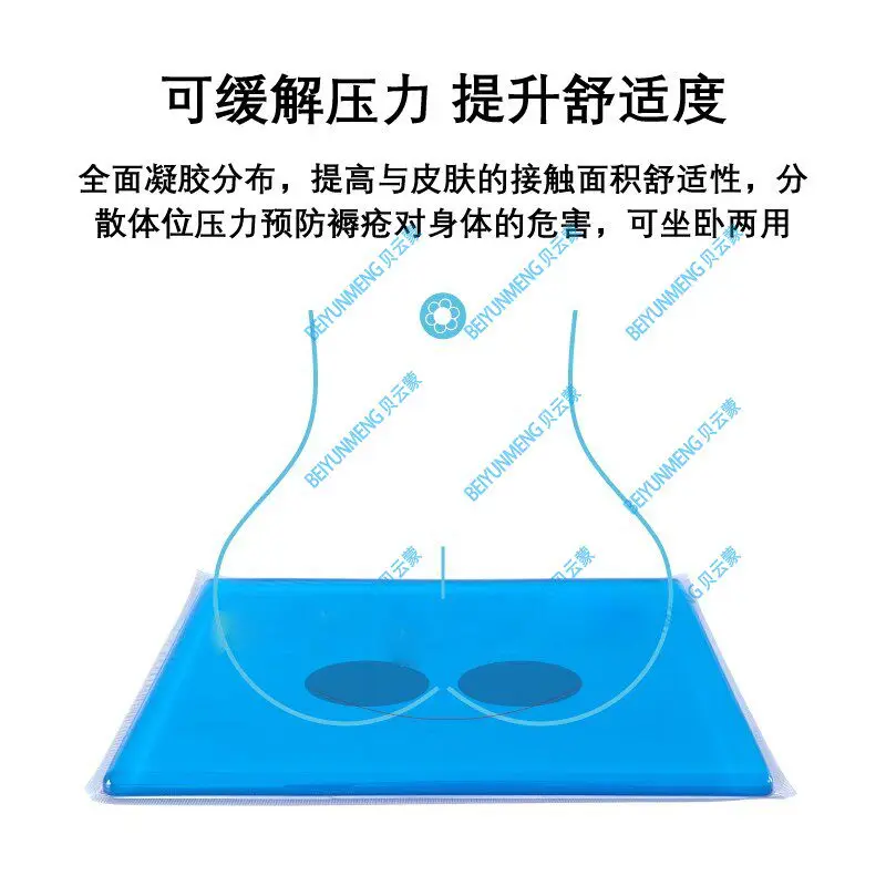 30*20*1.5  ，40*16*1，50*50*2.5cm，50*25*1.5cm，50*50*1.5cm，Gel Positioning Pad, Universal Square Pad, Gel Flat Pad view 3