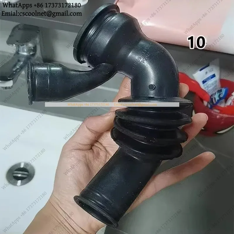 JS03 1pcs Drum Washing Machine Connecting Tube Rubber Bellows Hose Breathable Pipe Home Appliance Accessory