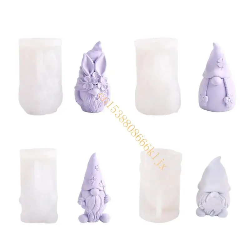 

Christmas Gnome Silicone Mold Mold Non-stick Easy to De-mold for Making Soap Christmas Decor Plaster Craft 066C