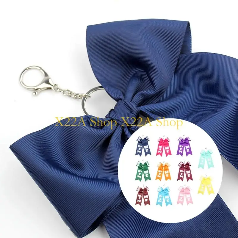 Unique 2 Pieces Big Cheerleading Rings With Metal Clip For Bags And Backpacks