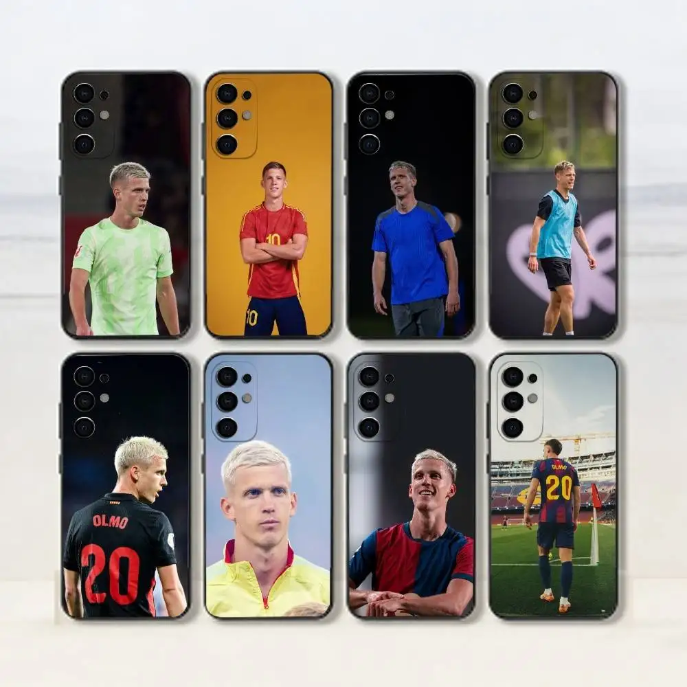 D-Dani O-Olmo-Football-Sport Phone Case For Samsung S25,S24,S21,S22,S23,S30,Ultra,S20,Plus,Fe,Lite,Note,10,Black Cover