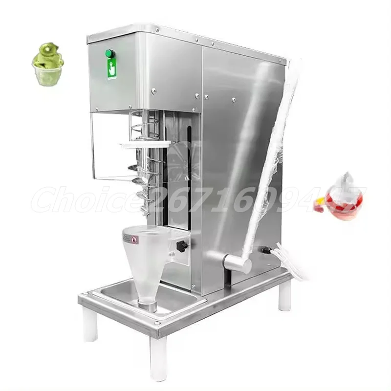 

Electric Swirl Drill Ice Cream Mixer Machine Stainless Steel Frozen Yogurt Ice Cream Machine Auto Ice Cream Blender