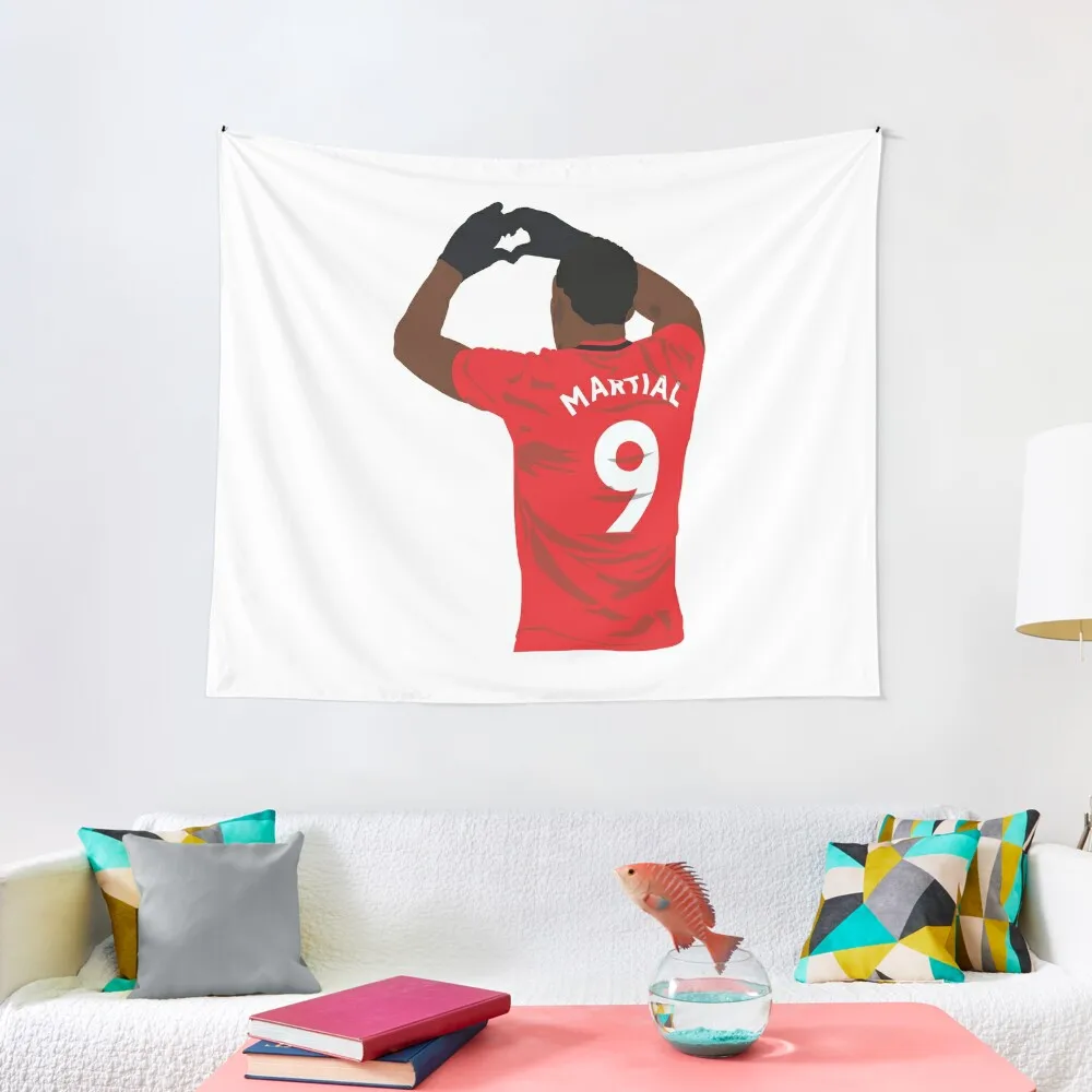 

Anthony Martial Heart Tapestry Carpet Wall Wall Carpet Wallpaper Bedroom On The Wall Tapestry