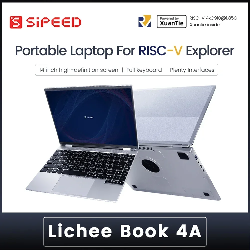 

Sipeed Lichee Book 4A RISCV Linux Debian14 Inch макетная плата для ноутбука Raspberry Pi