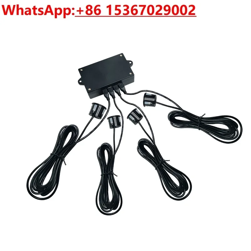 Ultrasonic sensor ranging module one to four multi-angle wide  unmanned vehicle obstacle avoidance waterproof reversing radar