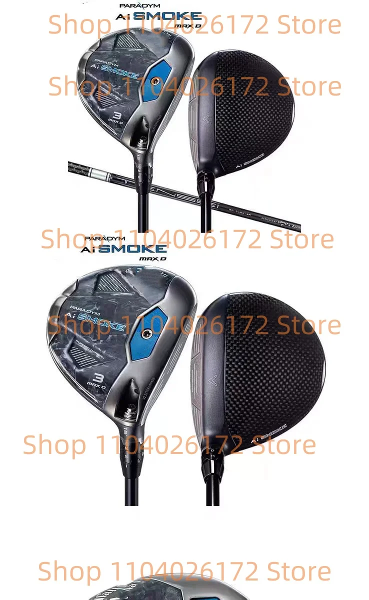 New Golf Club 24 New Ai Magic Fan Sweet Point No.3/5 Wooden Ball Track WoodR/S/SR Flexible Graphite Head Cover Assembly