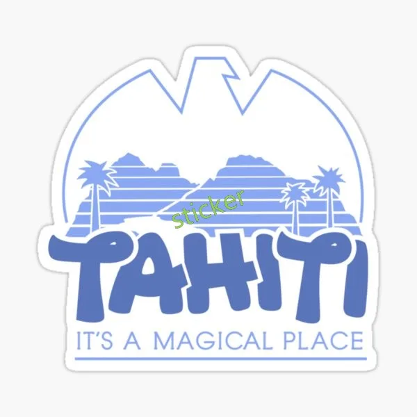 

Tahiti Die Cut Sticker Waterproof Decal for Cars, Water Bottles, Laptops, Coolers Vinyl Stickers Decal