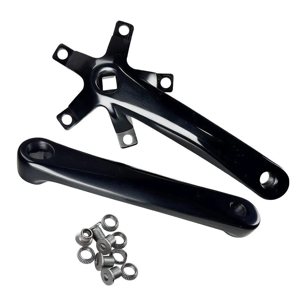For Road Cycling Crankset with Square Hole Mounting in 152mm 165mm 170mm Lengths for 110mm 1X 2X Compatibility