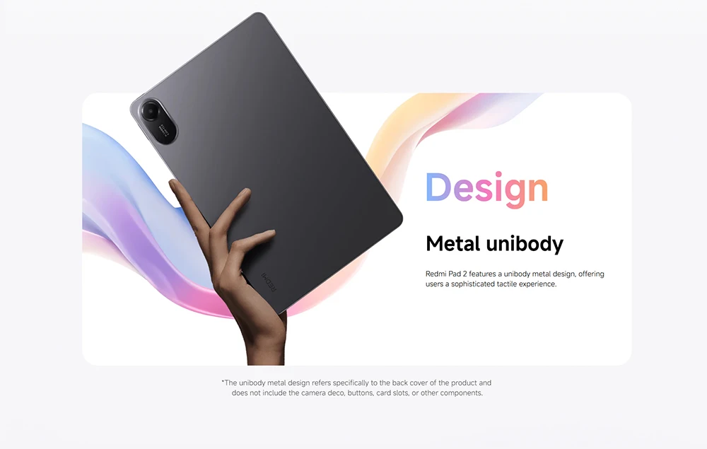 Xiaomi Redmi Pad 2 Global Version Wifi 11" 2.5K Crystal-clear Display MediaTek Helio G100-Ultra Mi Tablet  90Hz Display 9000mAh