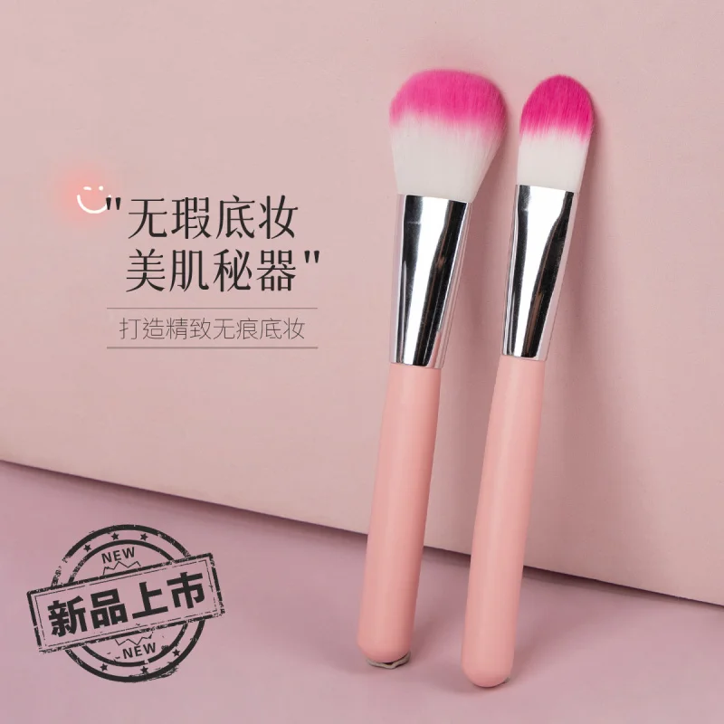 แปรงแต่งหน้าเดี่ยวสำหรับผู้เริ่มต้น แปรงปัดแก้ม แปรงแป้ง แปรงรองพื้น แปรงซ่อมแซม แปรงรองพื้นแบบแบน แปรงเครื่องมือ