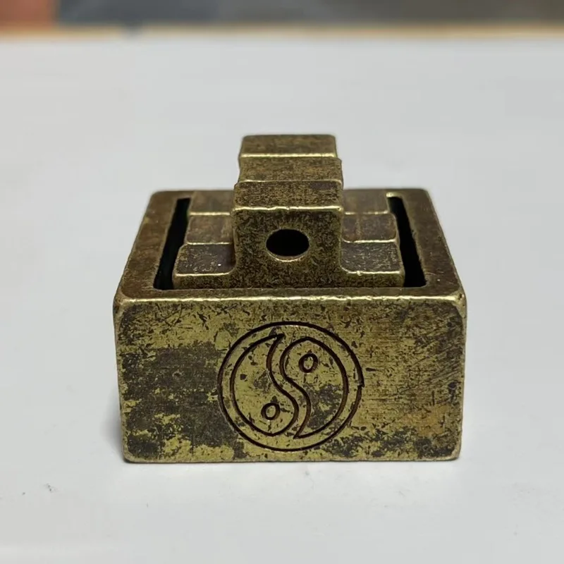 Carved ancient bronze , four-sided , leisure , calligraphy and painting , collection seal, Daoist scripture trea