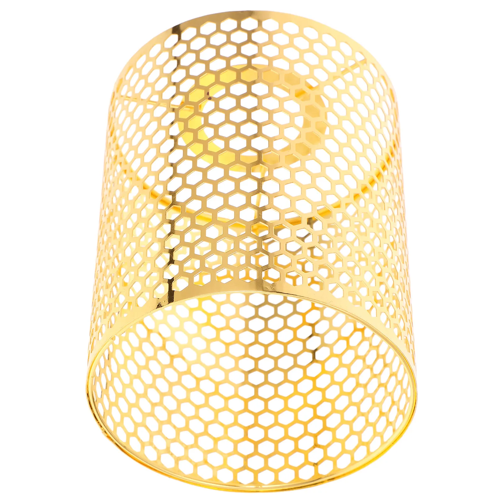 Vintage Iron Lamp Shade Hollow Out Rustic Drum Lamp Shade for Table Floor Lamps Pendant Light Lampshades for Floor Lamps