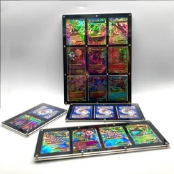 Pokémon Transparent Card Brick Acrylic Material Black Border Display Stand Anime Classics Game Collection Cards Toy Gift