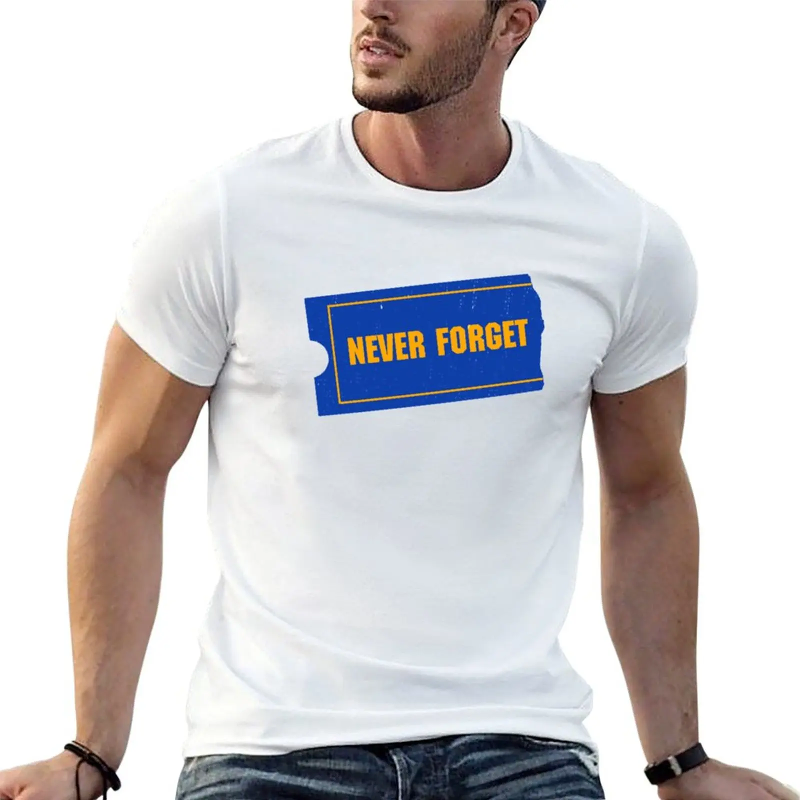 Футболка Never Forget - Blockbuster Video, повседневная легкая летняя футболка с короткими рукавами