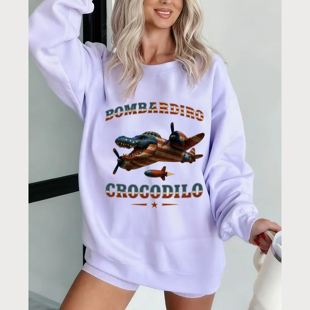 مضحك الإيطالية الكلاسيكية من الجبال والبحار 2025 الأزياء الكرتون البلوز بأكمام طويلة المرأة الرجال زائد المخملية سترة