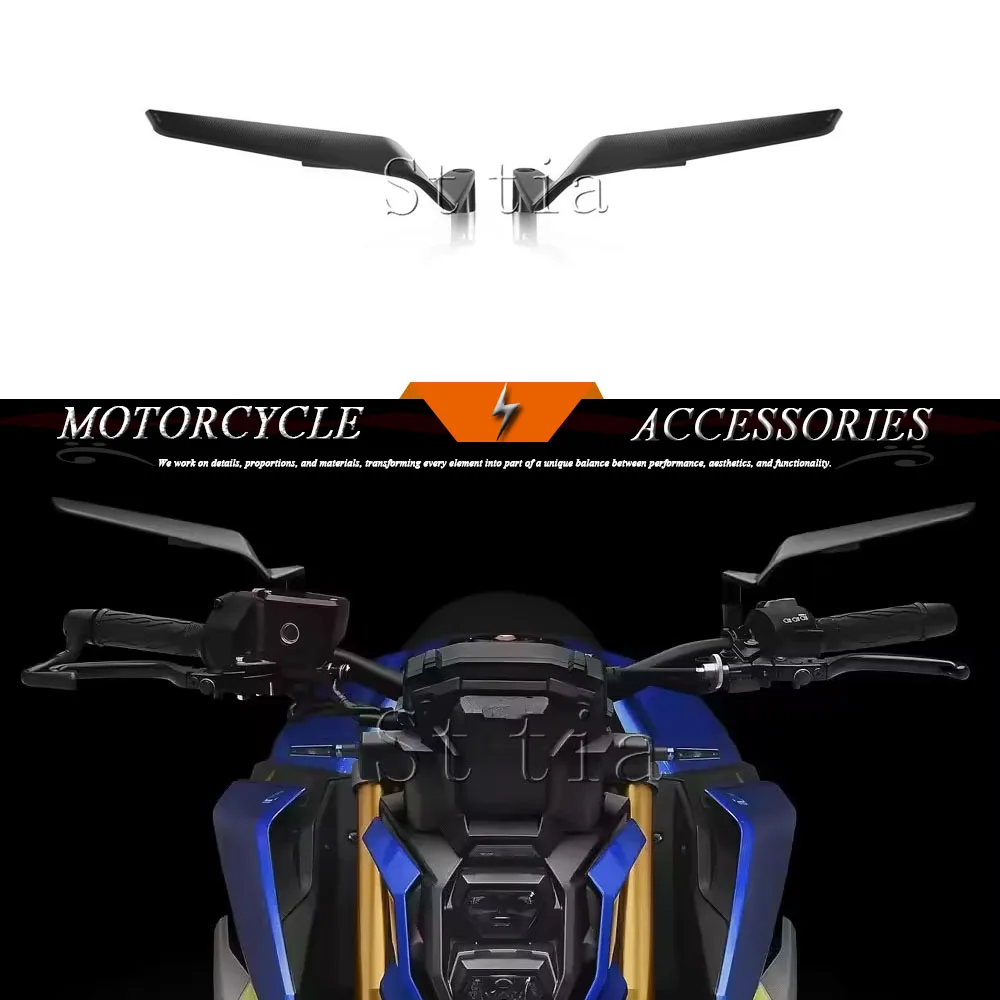 

Motorcycle Adjustable Side Wing Rear View Mirror For SUZUKI GSX-S1000 GSXS1000 GSXS 1000 2021-2025 Wind Wing Rear View Mirrors