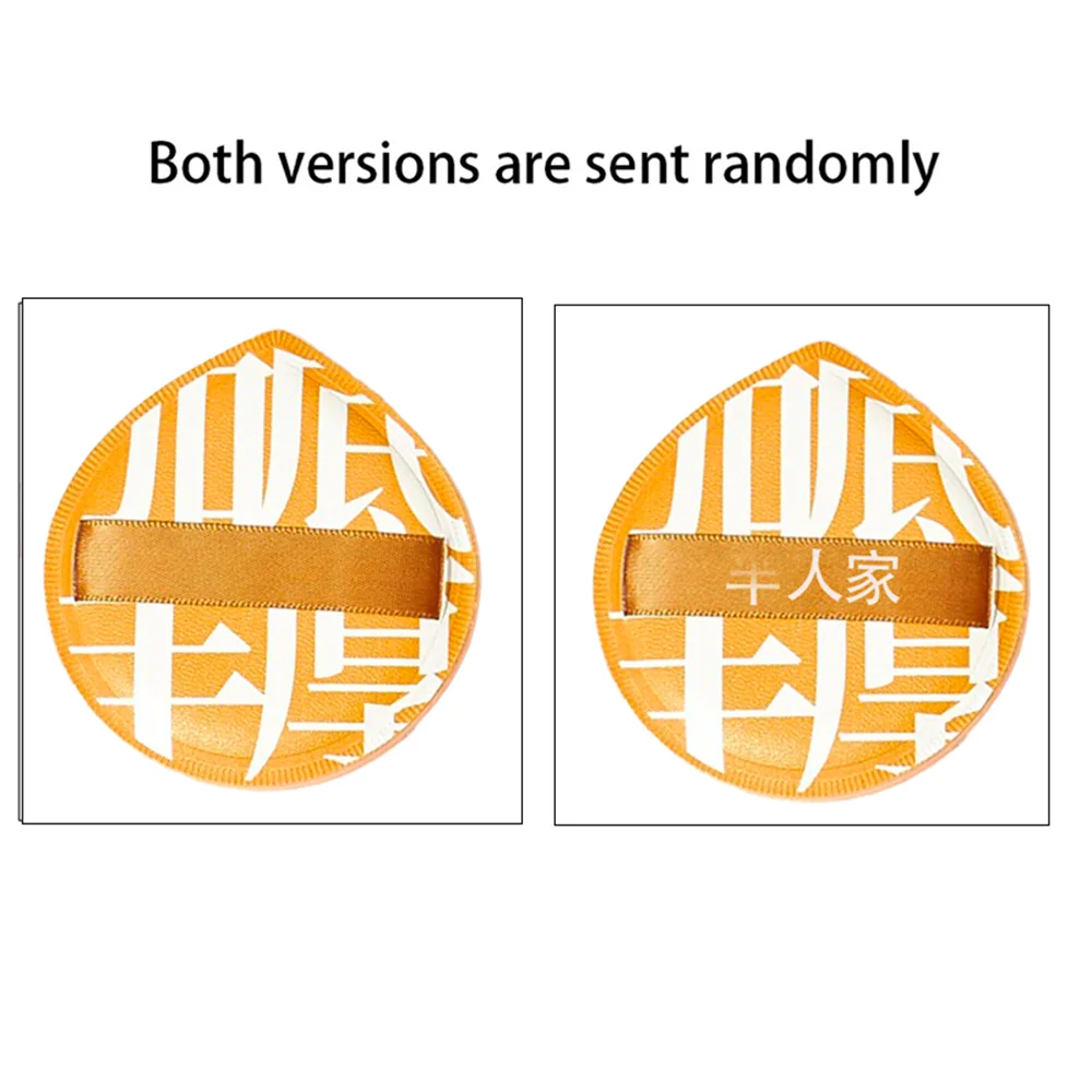 Soplo de maquillaje en forma de gota de agua grande, esponja suave de algodón de azúcar, para base y corrector, uso húmedo y seco, duradero, unisex, seguro para la piel