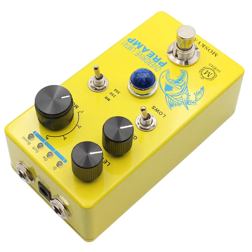 

New Practical Effects Pedal Guitar TONE VOLUME Yellow 1 PCS Distortion Effects Pedal Electric Guitar Overdrive