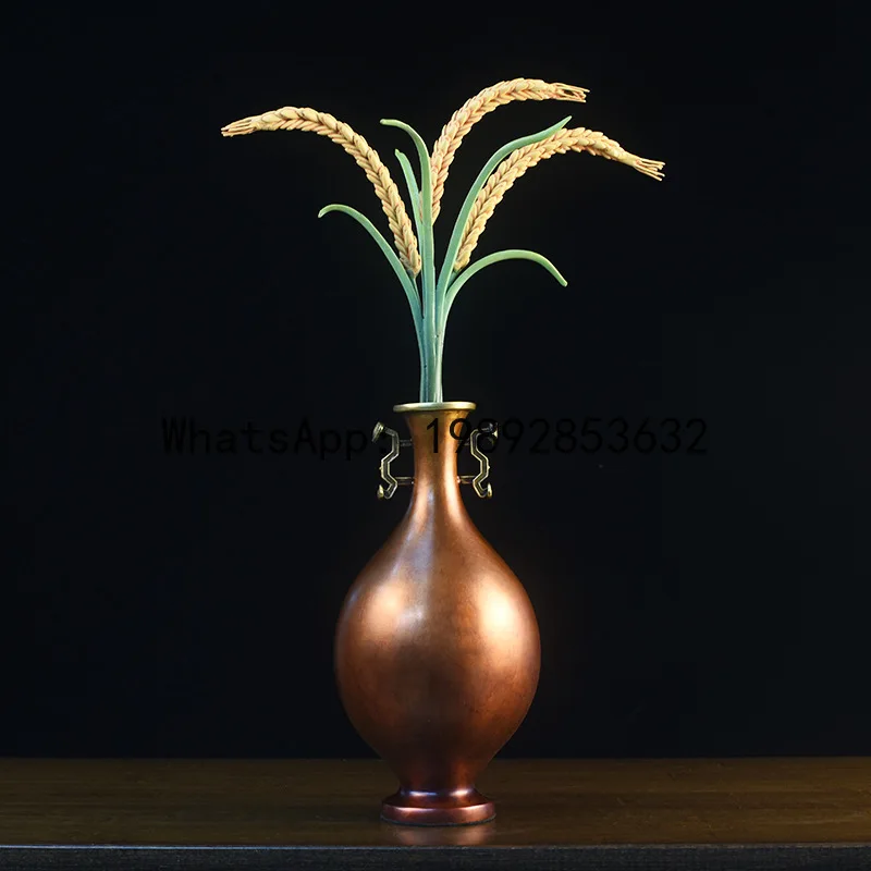 

PYJ Sui Sui Ping'an Wheat Ear Ornament Chinese Entry Entrance Barley Desktop Decoration