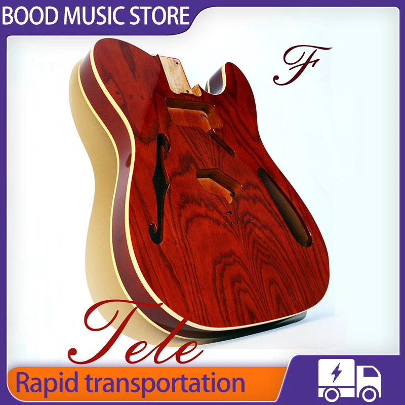 Fend Thinline Electric Guitar Body America Fed Luxury Collection 2 Pieces Alder with F Hole Semi Hollow For Fend Telacaster Guit