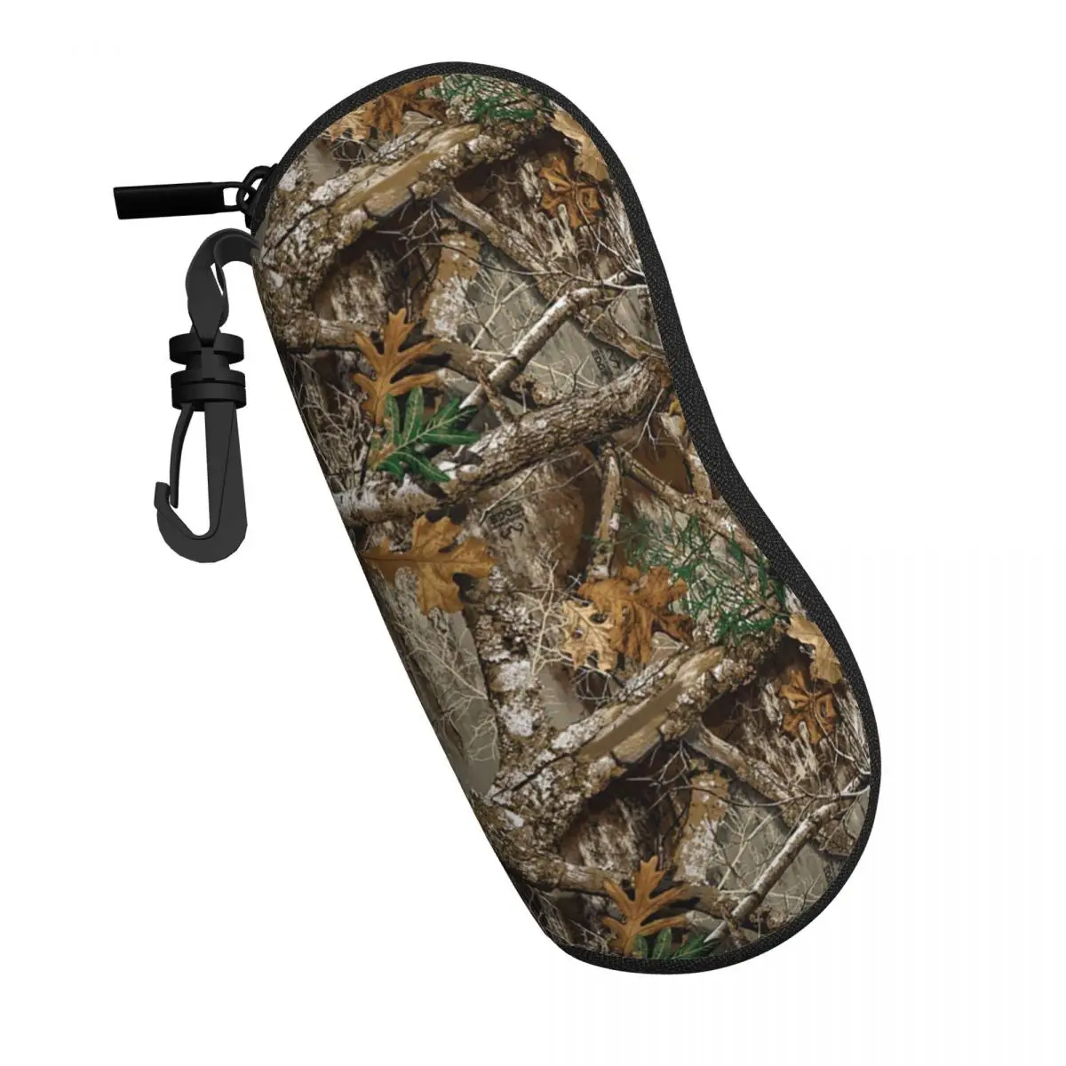 مخصص شجرة حقيقية التمويه كامو نمط نظارات حالة الأزياء شل النظارات حالة النظارات الشمسية مربع