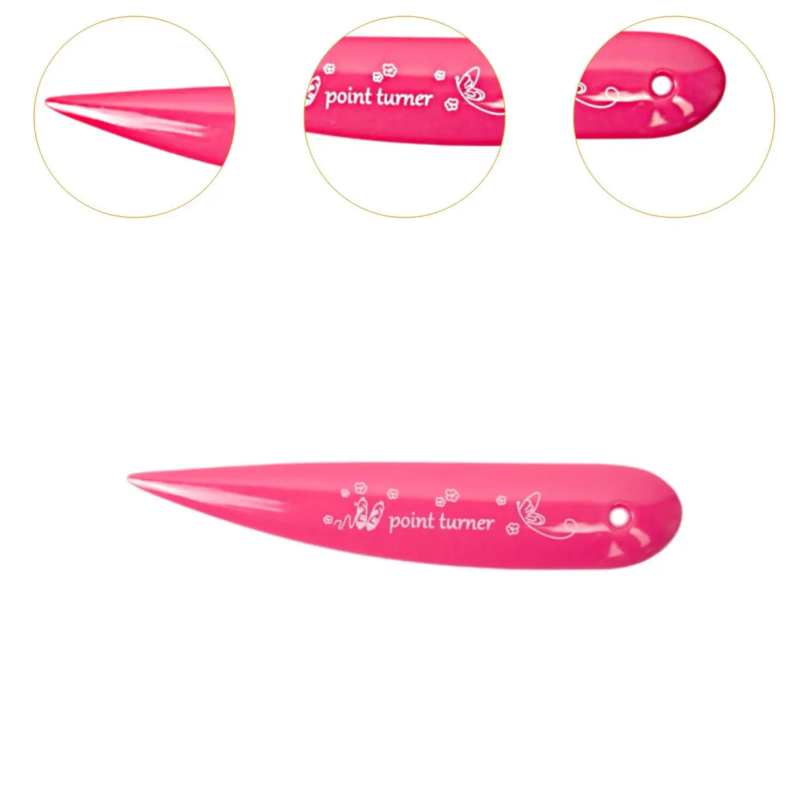 Point Turner Sewing Tool Sewing Edge Crease Tool for Handmade Sewing Fabric