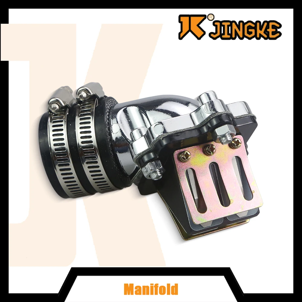 

Horizontal Intake Manifold For Yamaha PWK PE BWS100 JOG50 JOG90 50cc 90cc 2 Stroke Scooter 1E40QM