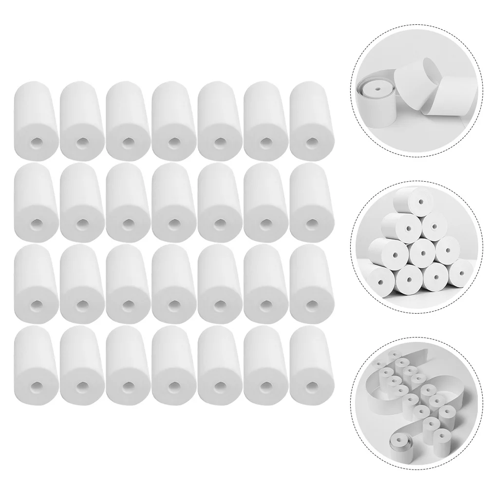 25 Rolls Receipt Paper Rolls for Thermal Printer High Sensitivity Smooth Surface No Jamming Reliable Performance