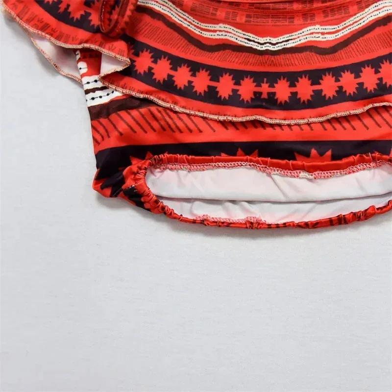 여름 요정 공주 Moana 수영복 소녀 수영복 유아 아기 수영복 소녀 비치 비키니 파티 의류 어린이 목욕 의류 세트