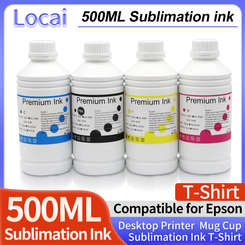 

500ml Sublimation Ink For Epson Refill For Epson Desktop Printer L1300 L1800 L655 L455 L386 L382 L605 L310 L300 L565 L210 L550