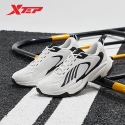 Xtep Running Shoes For Men 2024 Autumn Rebound Sports Shoes Durability Cushion Stability Comfortable Sneakers 876319110104