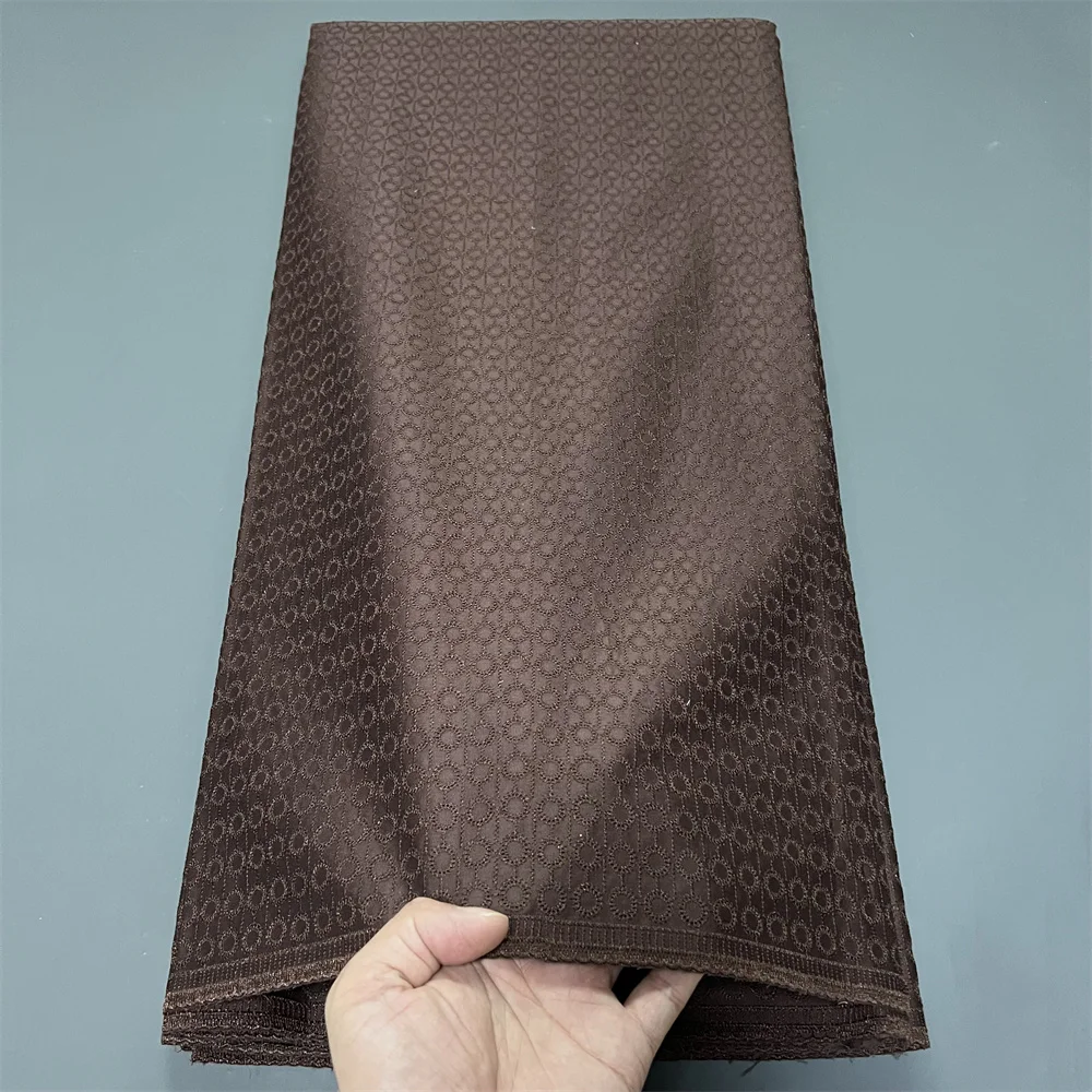 

African Nigerian Embroidery Lace Fabric,Latest,Women,Wedding Dress,Tulle,Cotton Fabrics By The Meter,High Quality,2025,5 Yards