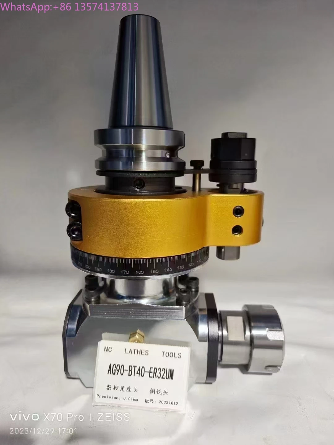 

BT40 Spindle ER FMB Angle Head for Milling Machine 90 Degree Right Angle Single Out Double-Out for CNC Machine Center