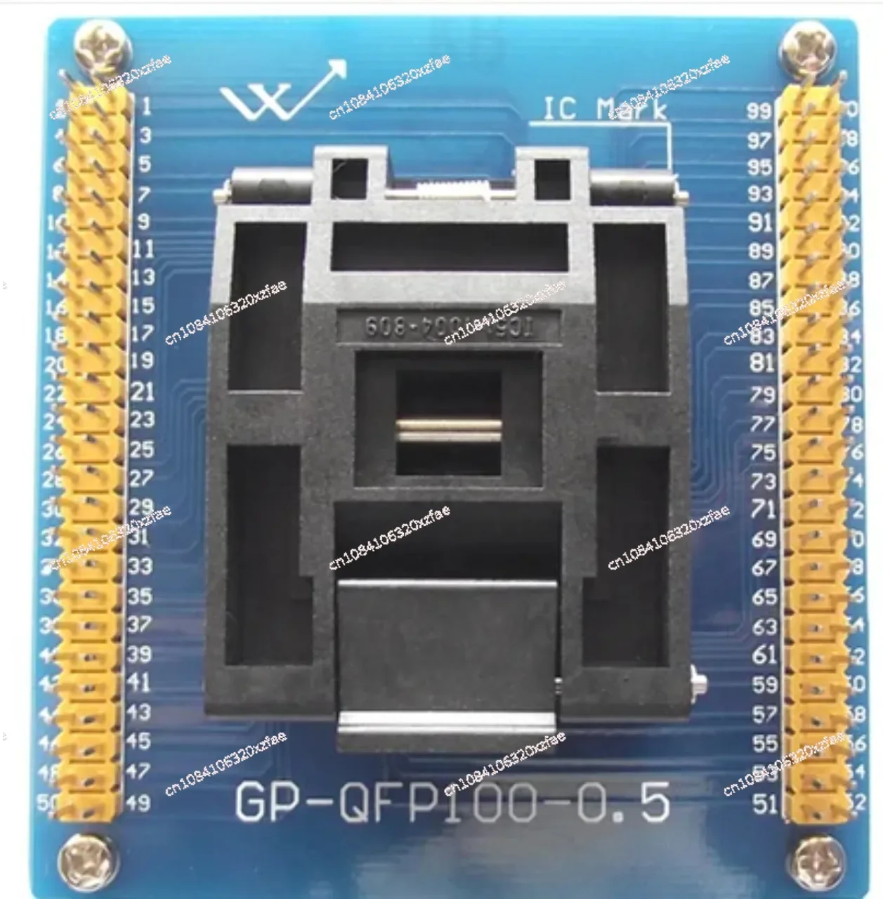 Programming Socket IC51-1004-809-23 Test Programming Socket QFP100 TQFP100 LQFP100