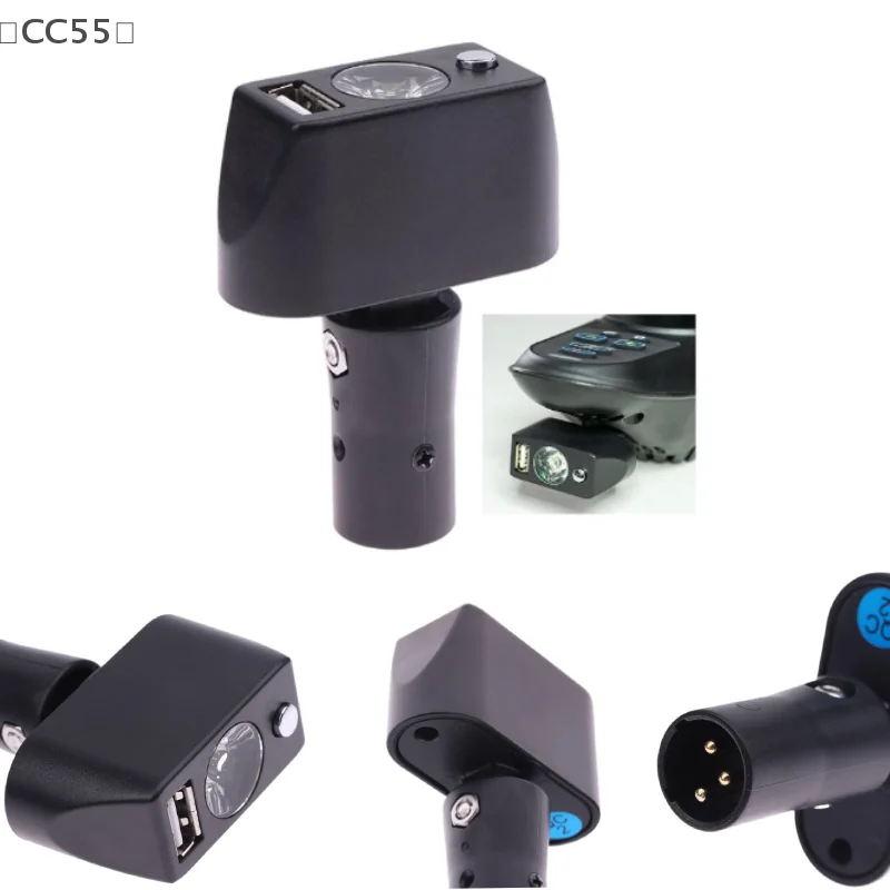 

〔CC55〕Electric Wheelchair Light Hands Adjustable Angle High Brightness 3 Pin XLR Head Wheelchair Lighting Controller For Night